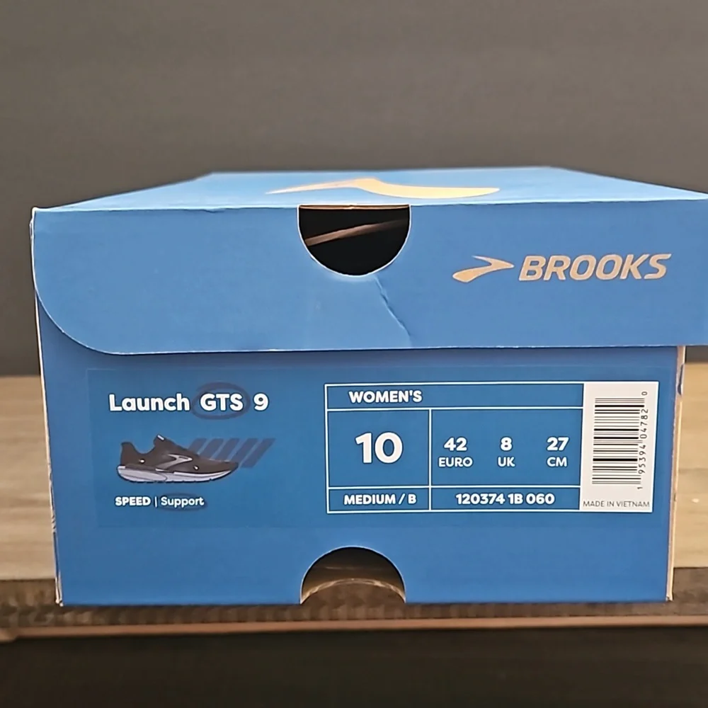 NIB Brooks Launch GTS 9 W10 Black/Purple - Picture 11 of 11